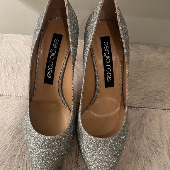 Sergio Rossi Pumps - Godiva Silver Glitter - Picture 3 of 8